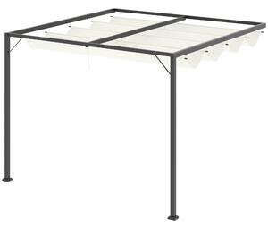 Outsunny foisor de gradina, din metal, cu acoperis glisant, 3m | Aosom Romania