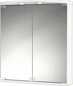 Dulap cu oglindă Jokey Ampado, iluminare LED, 60x66 cm, alb, IP 20