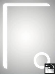 Oglindă baie cu iluminare LED DSK Silver Arrow, IP 24, 60x80 cm