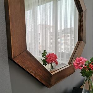 Oglinda decorativa SA605, Neostill, 60 cm, walnut