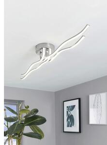 Plafonieră cu LED integrat Roncade 32W 4500 lumeni, alb/crom