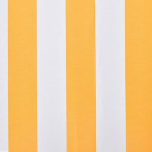 Pânză de copertină, portocaliu și alb, 450 x 300 cm