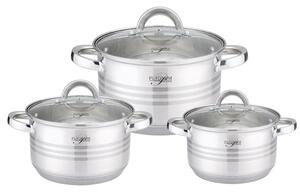 Set Oale Inox 6 Piese Platinum Collection - Compatibil Inductie