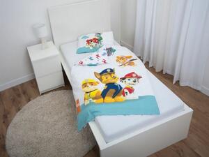Lenjerie de pat Patrula cățelușilor (con trafic) pentru copii
