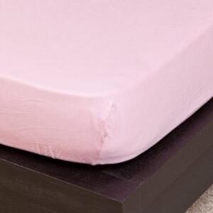 Cearșaf Jersey cu elastic 70x140 cm (roz deschis)