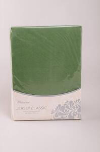 Cearșaf Jersey cu elastic 140/160x200 cm (verde maslin)