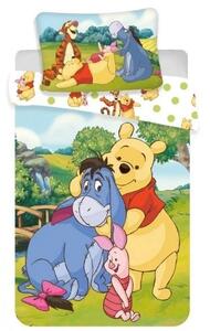 Lenjerie de pat Winnie the Pooh (îmbrăţişare) pentru copii