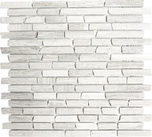 Mozaic marmură MOS Brick 2012 gri 30,5x32,2 cm