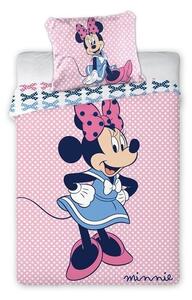 Lenjerie de pat Minnie Mouse (dots) pentru copii