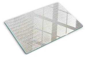 Tocător sticlă Model de piele de crocodil