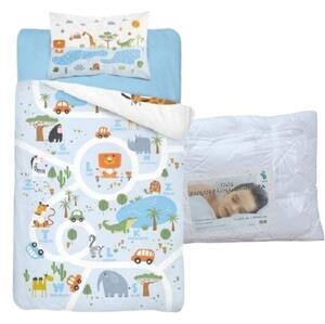 Set lenjerie de pat Safari pentru copii