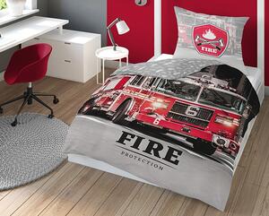 Lenjerie de pat Mașină de pompieri (Fire)