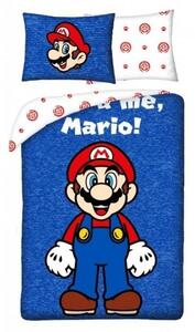 Lenjerie de pat Super Mario (albastră)