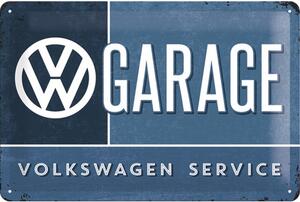 Panou decorativ din tablă VW Garage 20x30 cm