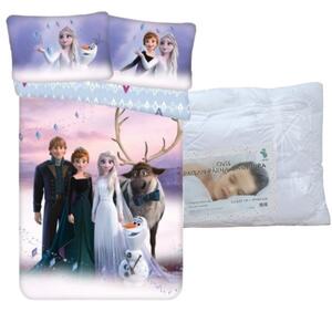 Set lenjerie de pat Frozen (elemente) pentru copii