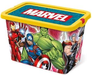 Cutie depozitare jucării cu capac Avengers 7 l