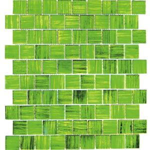 Mozaic sticlă CM CF43 verde 28,6x31,8 cm
