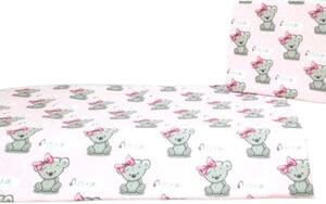 Lenjerie de pat Ursuleț (roz) pentru copii