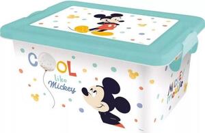 Cutie depozitare jucării cu capac Mickey Mouse 7 l