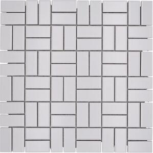 Mozaic ceramic CWM 07WM alb 30x30 cm