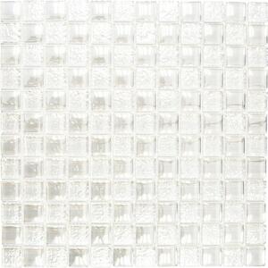 Mozaic sticlă XCM 8LU90 alb 29,8x29,8 cm