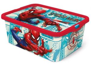Cutie depozitare jucării cu capac Spider-Man 13 l