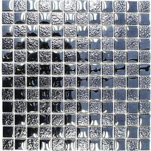 Mozaic sticlă XCM 8LU89 negru 29,8x29,8 cm