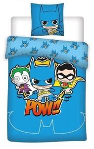 Lenjerie de pat Batman (albastru) pentru copii