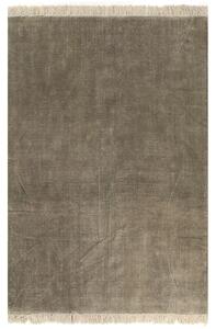 Covor Kilim, gri taupe, 120 x 180 cm, bumbac