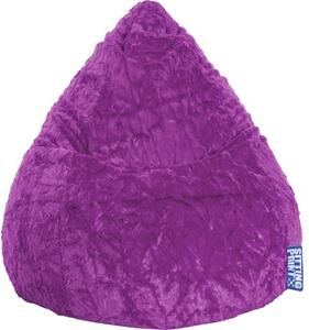 Fotoliu puf beanbag Sitting Point Fluffy XL violet 70x110 cm