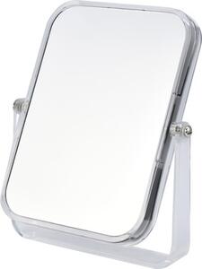 Oglindă cosmetică dublă Form & Style, mărire 3x, ramă transparentă