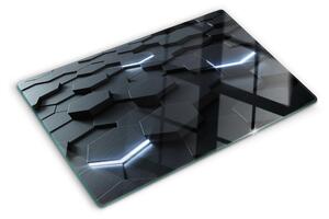 Tocător de bucătărie Model hexagonal cu efect 3D