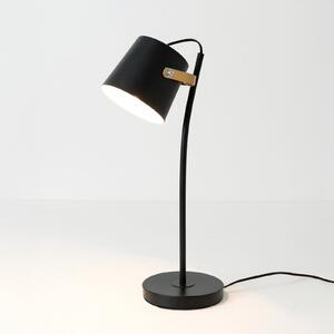 Holländer Lampa de masă ESPERTO, negru, înălțime 53 cm, metal, E27, Negru, Camera de zi / sufragerie, Metal