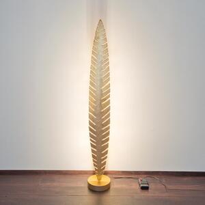 Holländer Lampadar PIETRO, culoare aurie, înălțime 152 cm, metal, 6 x G4, Auriu / Alamă, Camera de zi / sufragerie, Metal