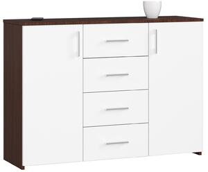 Comodă Kuerten K45 (wenge + Alb). Promo -13%. 1152003