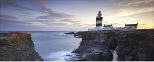 Tablou sticlă Lighthouse & Sea I 30x80 cm