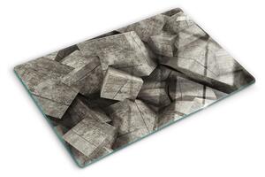 Tocător sticlă Forme geometrice abstracte