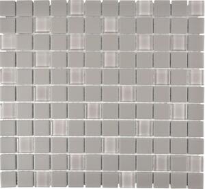 Mozaic ceramic CU G90 gri mat neglazurat 32,7x30,2 cm