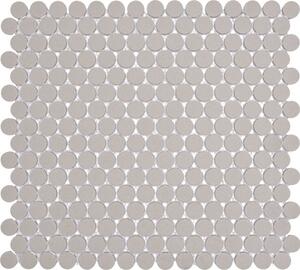 Mozaic ceramic CU K217 gri mat neglazurat 31,5x29,4 cm