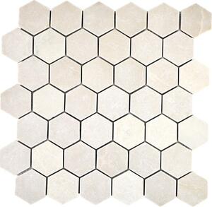 Mozaic marmură MOS HXN 13R bej 29,8x30,5 cm