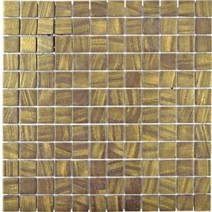 Mozaic sticlă Tina 05 auriu 31,5x31,5 cm