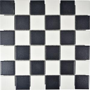 Mozaic ceramic SAT 348 mix alb-negru 30x30 cm
