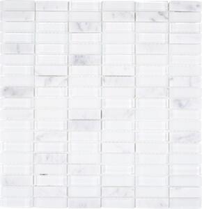 Mozaic sticlă XCM SM98 alb 31x32,0 cm