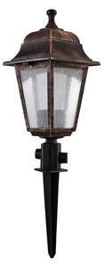 Lampa corp iluminat exterior, maro, E27, max. 100W