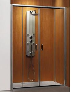 Ușă duș glisantă pentru nișă Radaway Premium Plus DWD, 150x190 cm, sticlă securizată transparentă, profil crom