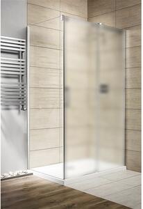 Perete lateral duș Radaway Espera KDJ, 80x200 cm, stânga, sticlă securizată transparentă, profil crom