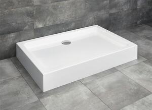 Cădiță de duș dreptunghiulară Radaway Laros D Compact 80x90x17 cm acril alb SLD8917-01