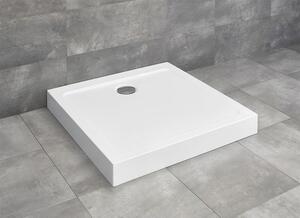 Cădiță de duș pătrată Radaway Doros C Compact 80x80x11,5 cm acril alb SDRC8080-05