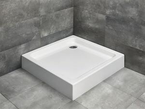 Cădiță de duș pătrată Radaway Siros C Compact 80x80x17 cm acril alb SBC8817-2