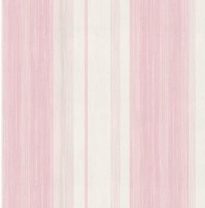 Tapet vlies Soft Blush model dungi roz/alb 10,05x0,53 m